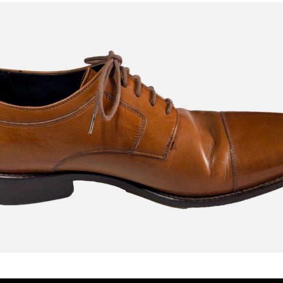 Johnston Murphy Shoes 13M Saddle Tan Oxford main image 9